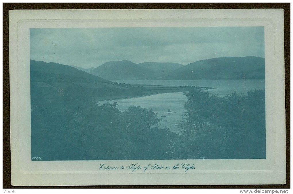 Rare Entrance To Kyles Of Bute On The Clyde Ecosse Scotland - Bute