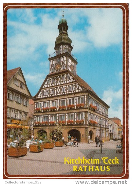 22070- KIRCHHEIM- TOWN HALL, SQUARE - Kirchheim