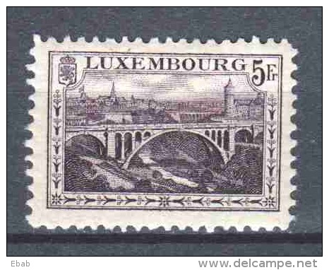 Luxemburg 1921 Mi 136A  (dent. 11,5)  MH - Ongebruikt