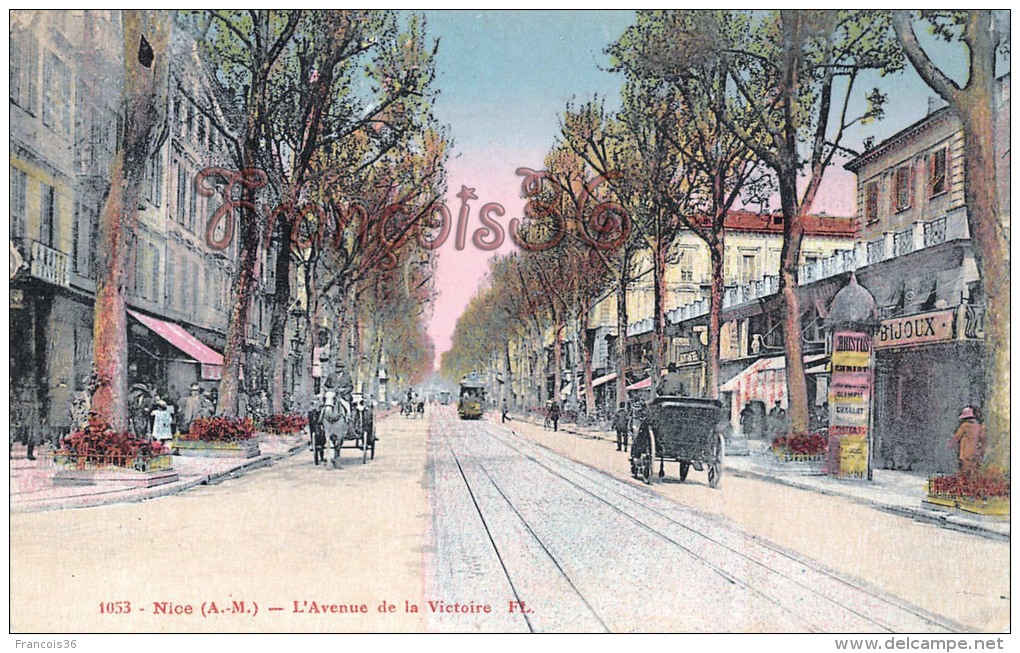 (06) Nice - Avenue De La Victoire - 2 SCANS - Autres & Non Classés