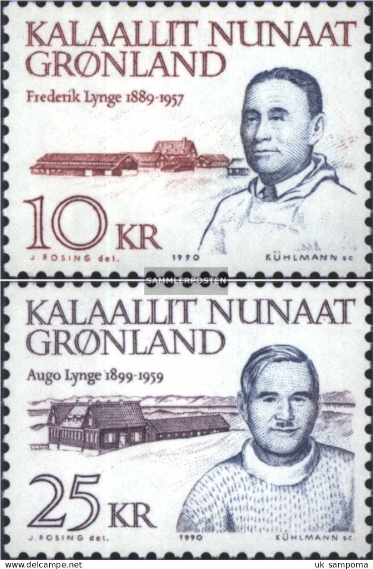 Denmark - Greenland 209-210 (complete Issue) Unmounted Mint / Never Hinged 1990 Personalities - Neufs