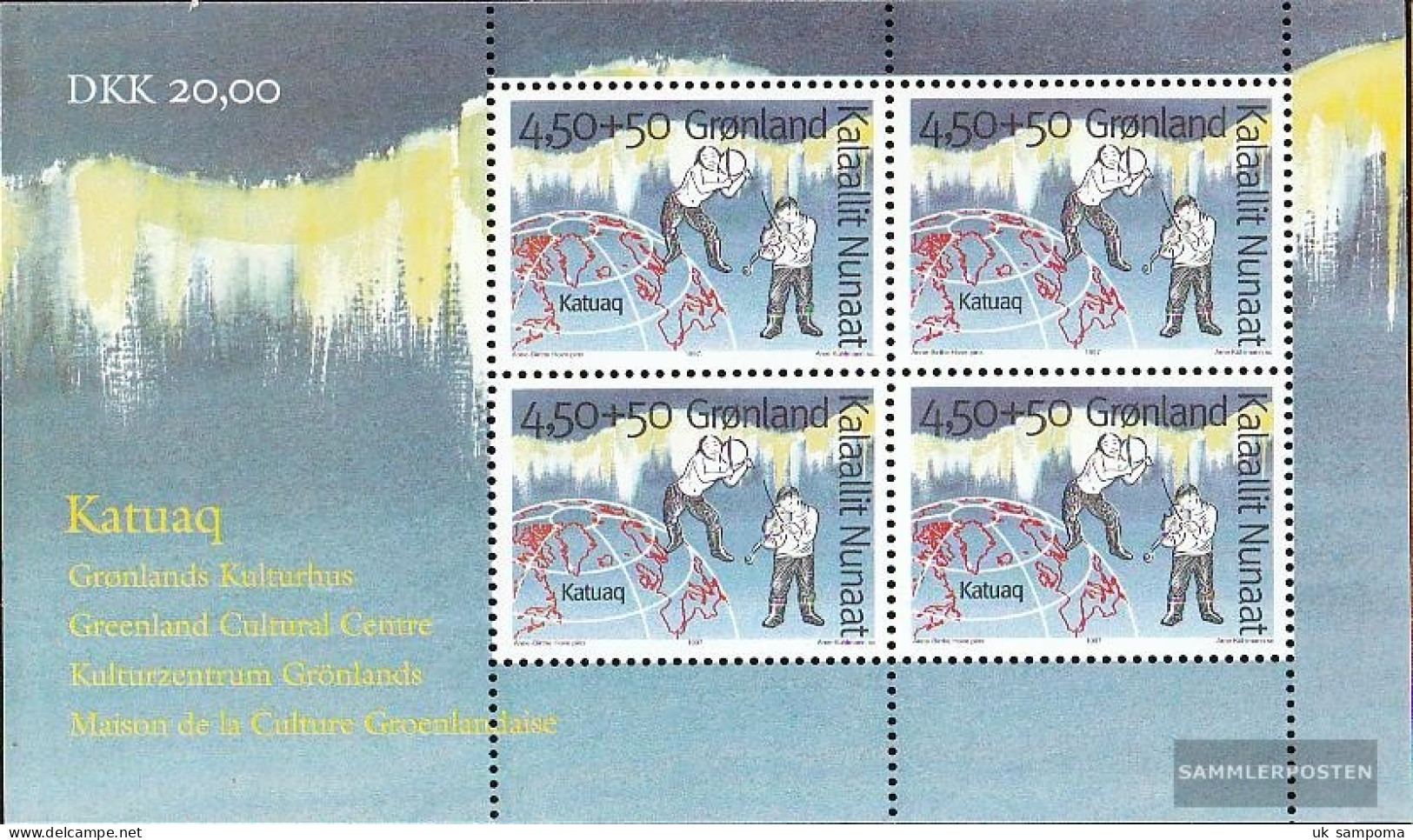 Denmark - Greenland Block12 (complete Issue) Unmounted Mint / Never Hinged 1997 Cultural - Blocks & Sheetlets