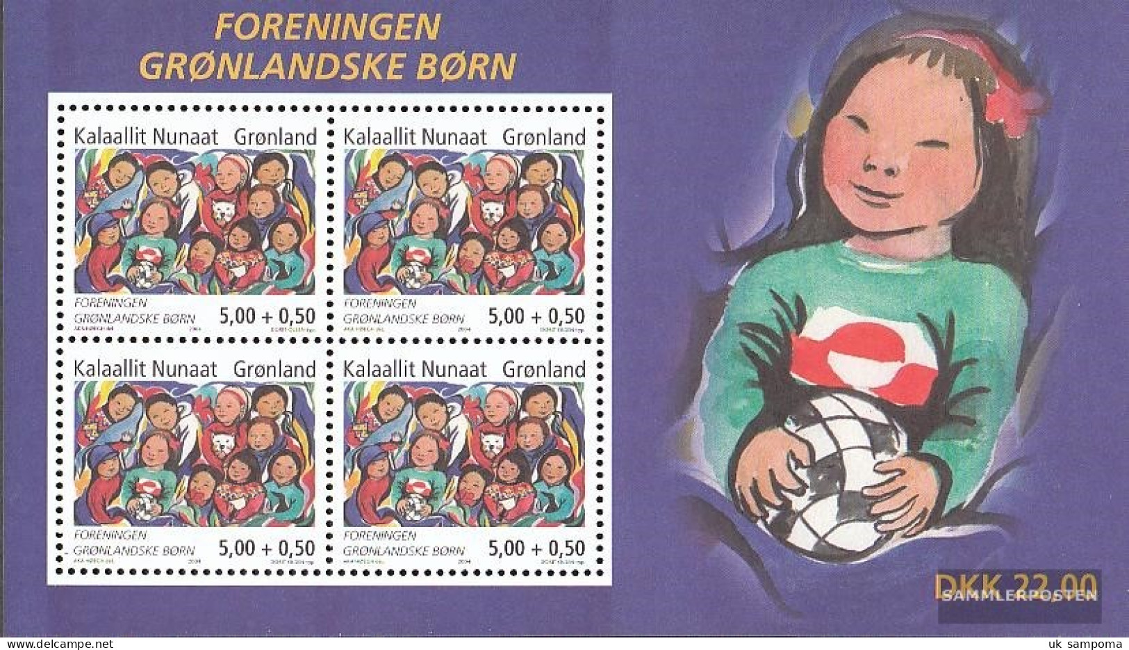 Denmark - Greenland Block30 (complete Issue) Unmounted Mint / Never Hinged 2004 Greenland Children - Blocks & Sheetlets