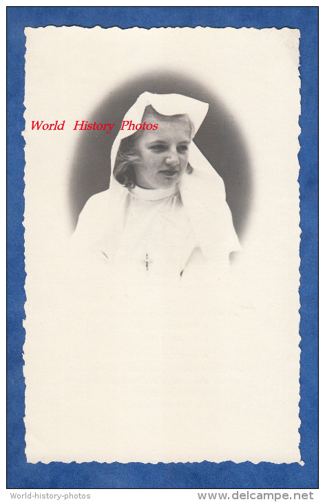 Image Ancienne Avec Photo - BOURG En BRESSE - Communion De Myriam VERVIER - Confirmée Par Mgr FOURREY Eveque De Belley - Historische Dokumente