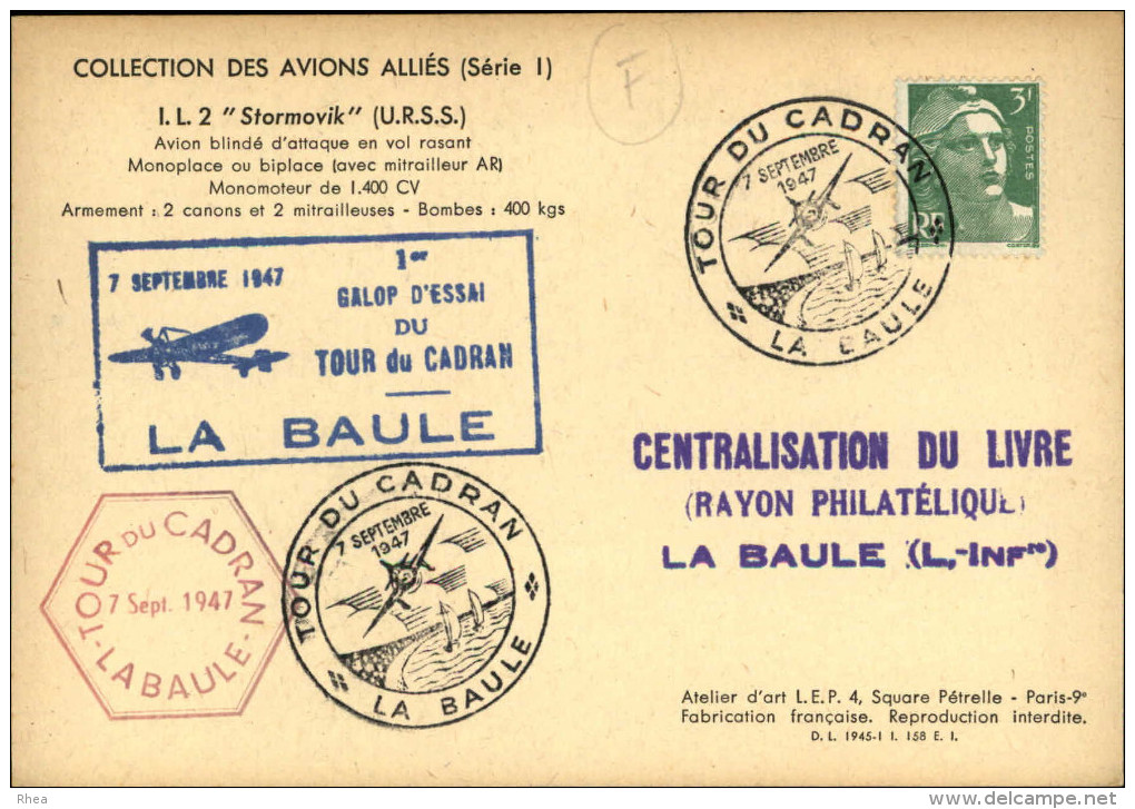 AVIATION  MILITAIRE - AVION - Dessin De Petit - Avion Russe - Très Beaux Cachets - 1939-1945: 2ème Guerre