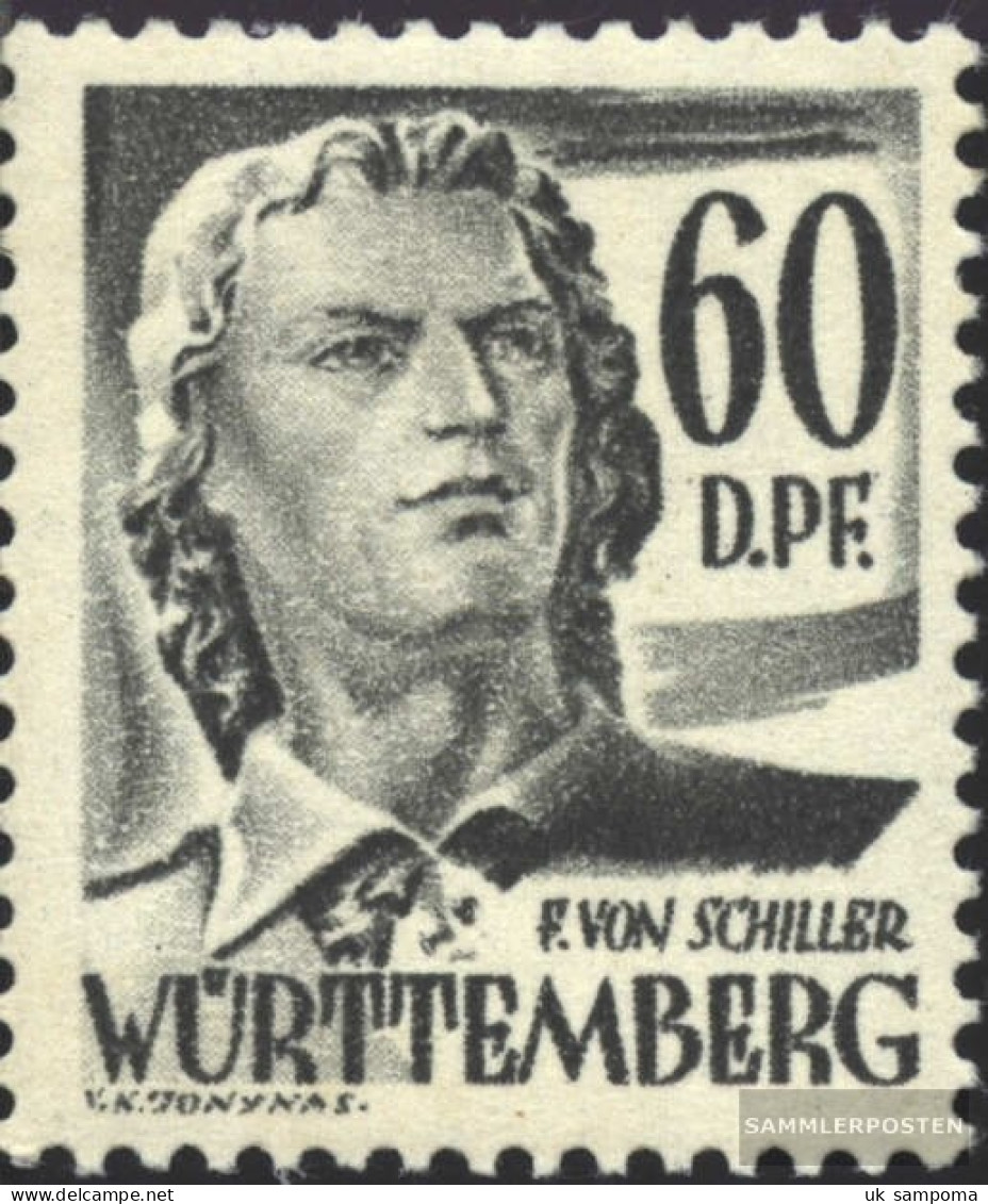 Franz. Zone-Württemberg 25 Unmounted Mint / Never Hinged 1948 Postage Stamp - Württemberg