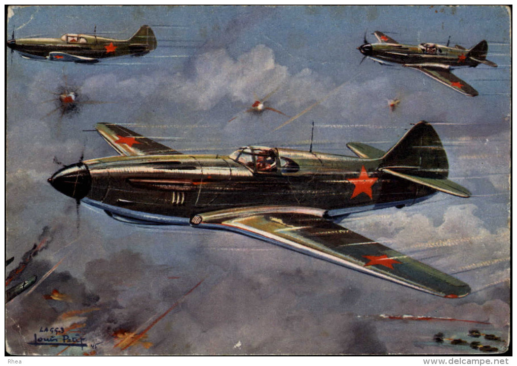 AVIATION  MILITAIRE - AVION - Dessin De Petit - LAG 3 - Avion Russe - 1939-1945: 2ème Guerre