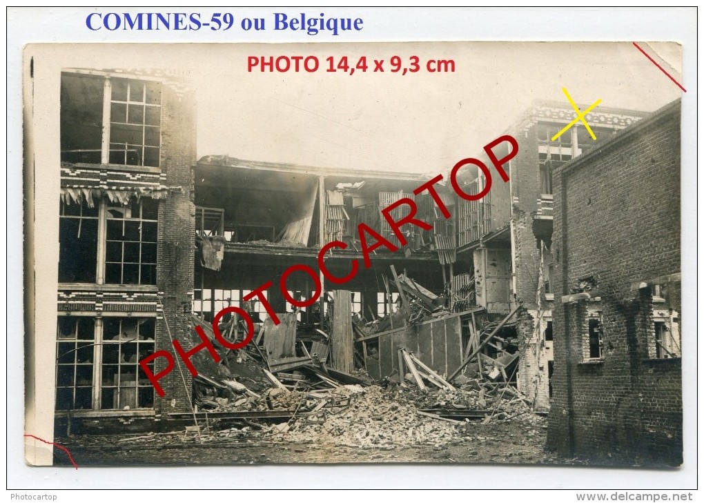 COMINES-KOMEN-Fabrique-Photo Allemande-Guerre-14-18-1 WK-BELGIEN-FRANCE-59- - Comines-Warneton - Komen-Waasten