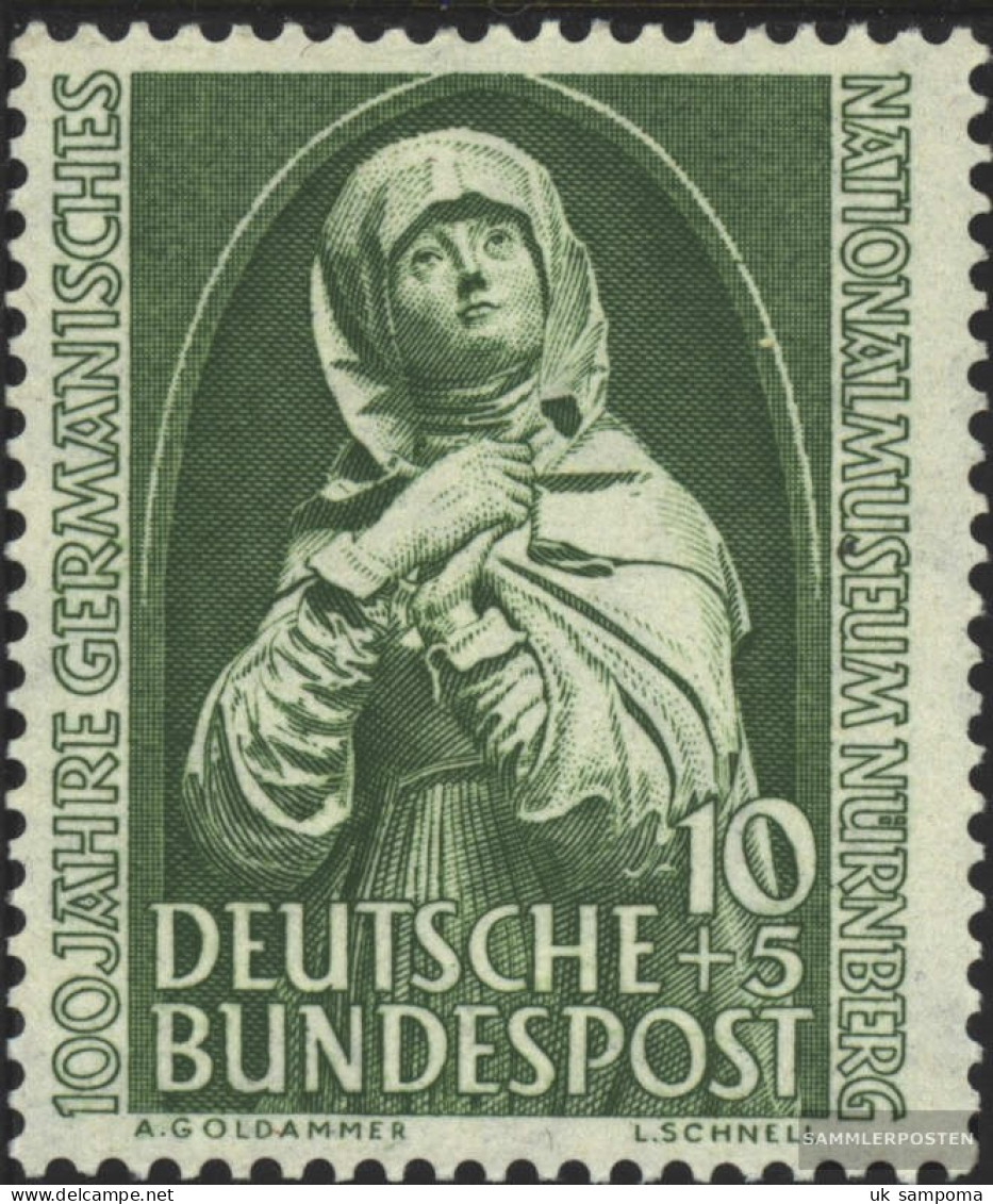 FRD (FR.Germany) 151 (complete Issue) Unmounted Mint / Never Hinged 1952 Nuremberg Madonna - Unused Stamps