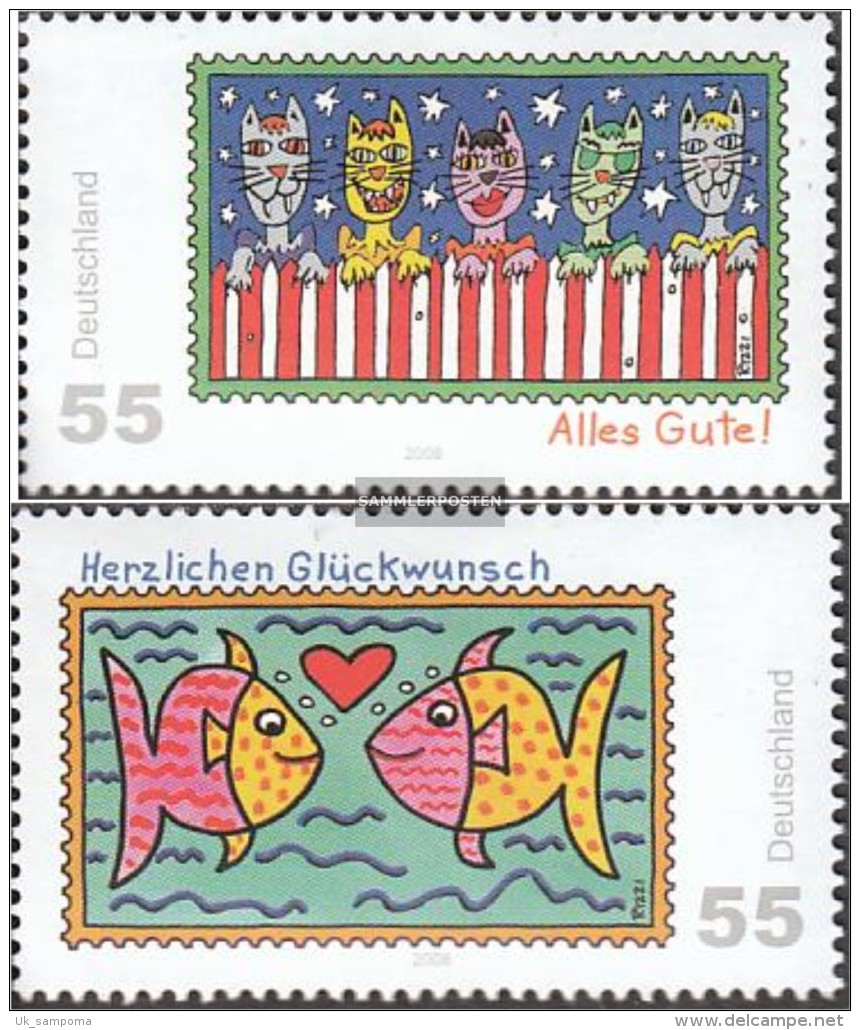 FRD (FR.Germany) 2644-2645 (complete Issue) Fine Used / Cancelled 2008 Post - Used Stamps
