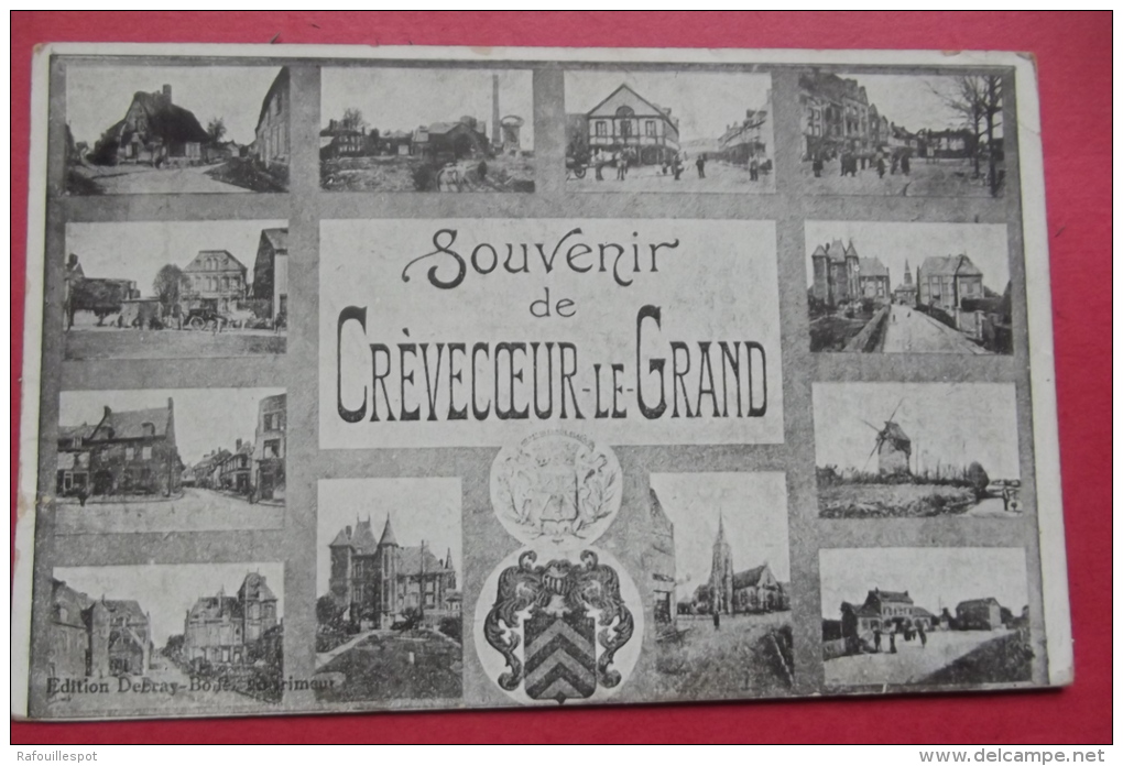 Cp Crevecoeur Le Grand Souvenir Multivues - Crevecoeur Le Grand