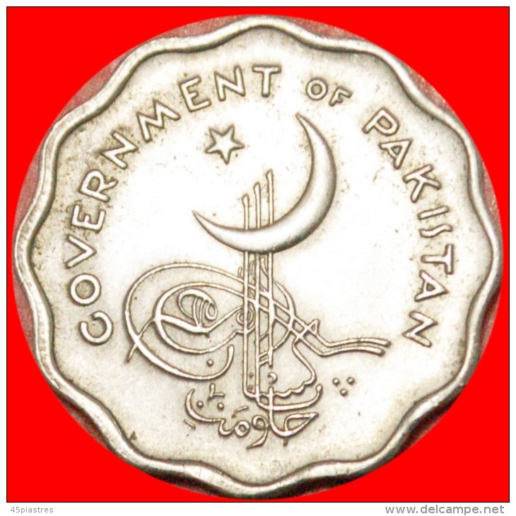 * STAR & CRESCENT ERROR: PAKISTAN  10 PICE 1962! MINT LUSTRE! LOW START NO RESERVE! - Pakistán