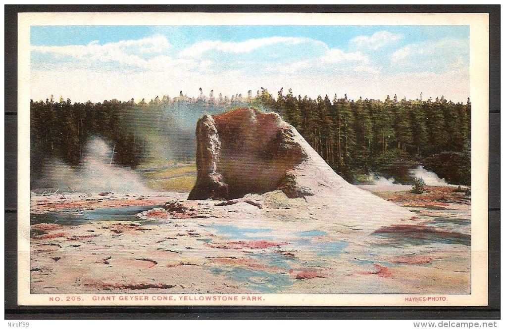 United States - Giant Geyser Cone,Yellowstone - Yellowstone