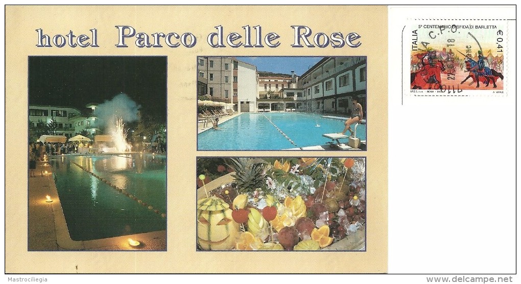 SAN GIOVANNI ROTONDO  FOGGIA   Hotel Parco Delle Rose  Nice Stamp - Foggia