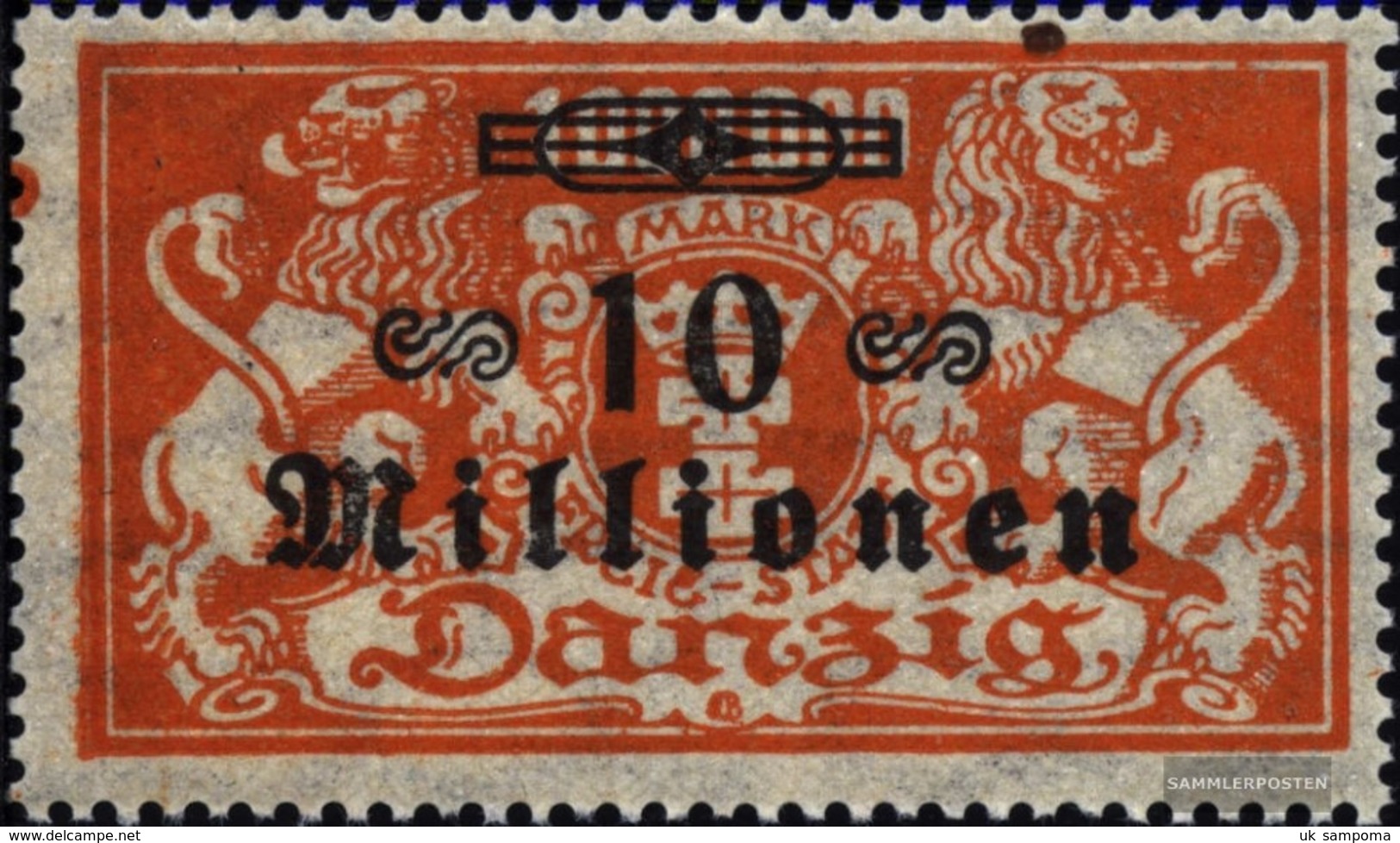 Gdansk Mi.-number.: 168 Unmounted Mint / Never Hinged 1923 Supplementary Issue - Other & Unclassified