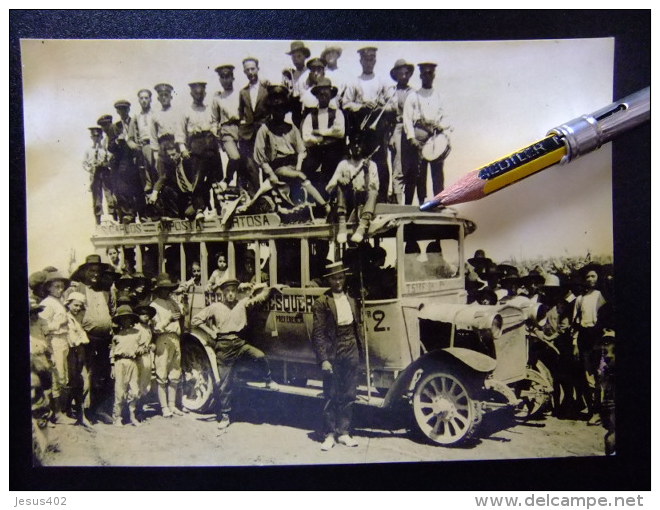 POSTAL  AÑO 1900 AUTOBUS DE SAN CARLOS / AMPOSTA / TORTOSA - POSTAL BUS YEAR 1900 SAN CARLOS / AMPOSTA / TORTOSA - Autobús & Autocar