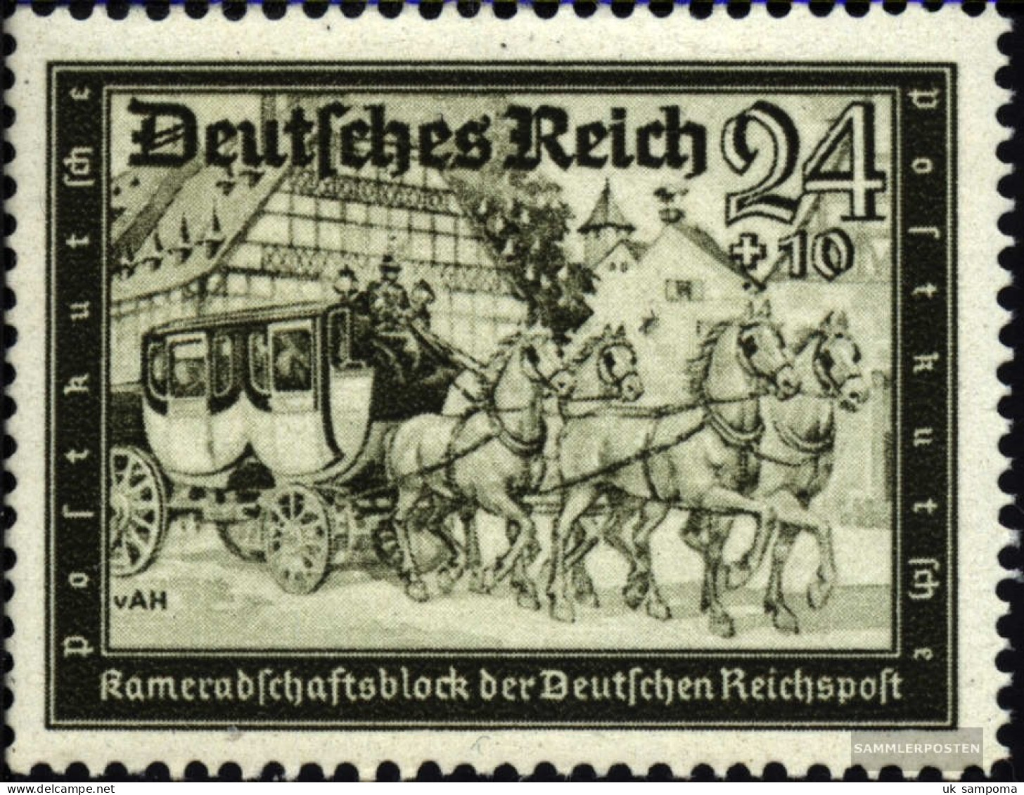 German Empire 712 With Hinge 1939 Camaraderie - Unused Stamps