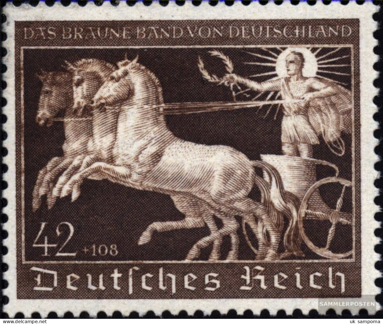 German Empire 747 (complete Issue) Unmounted Mint / Never Hinged 1940 That Brown Tie Horse Racing - Unused Stamps