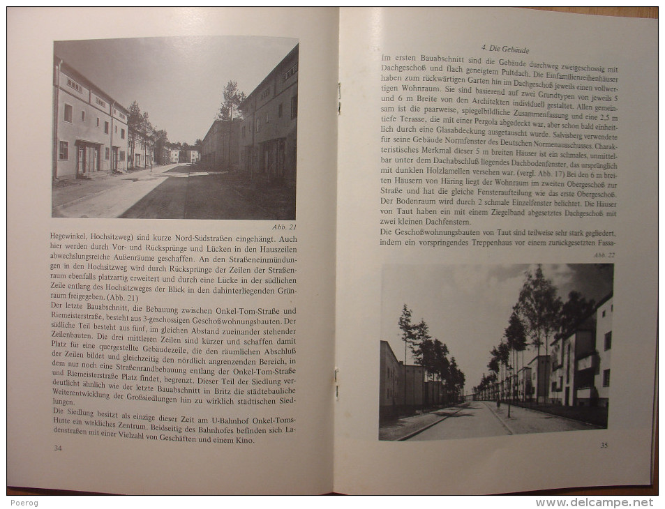 ARCHITECTURE - SIEDLUNGEN DER 20ER JAHRE - KLAUS-PETER KLOSS - 1982 - HAUDE & SPENER - SIEDLUNGEN DES ANNEES 20 - Architecture