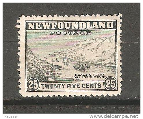 Sello Nº 184 Newfoundland - 1908-1947