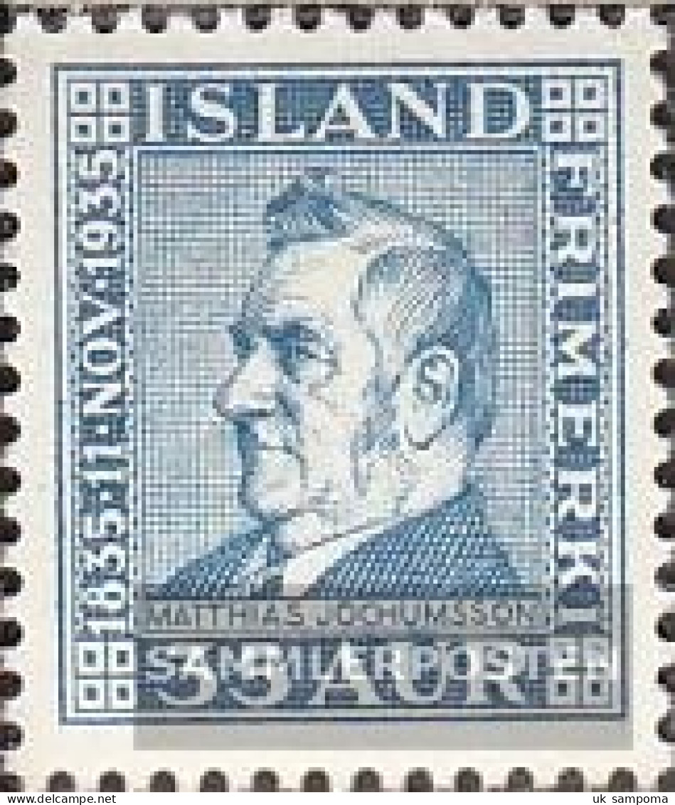 Iceland 186 Unmounted Mint / Never Hinged 1935 Jochumsson - Ongebruikt
