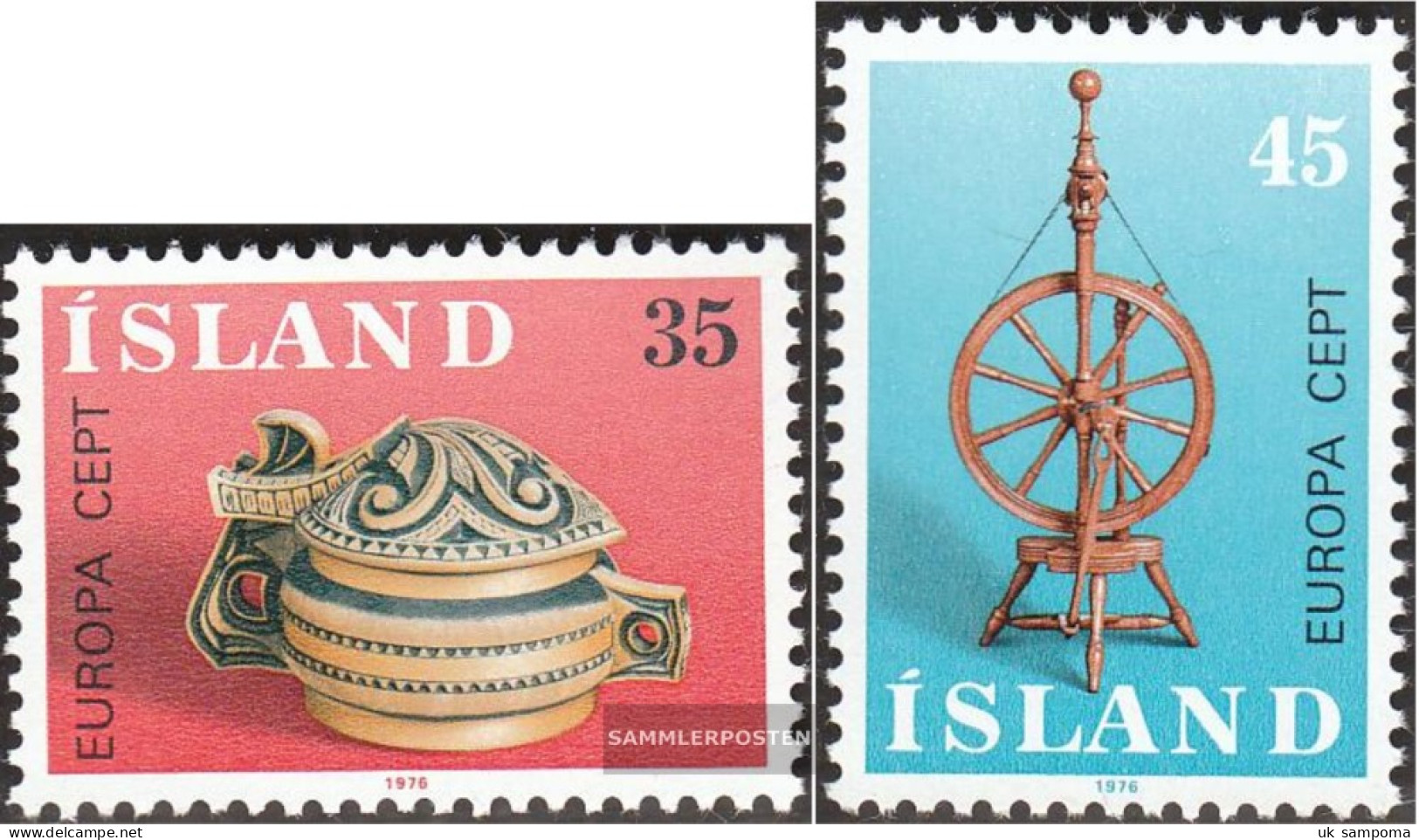 Iceland 514-515 (complete Issue) Unmounted Mint / Never Hinged 1976 Europe - Ungebraucht