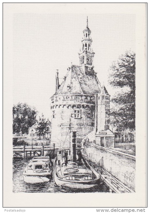 (NE41) HOOFDTOREN HOORN. B. MOORMAN 1980 - Hoorn