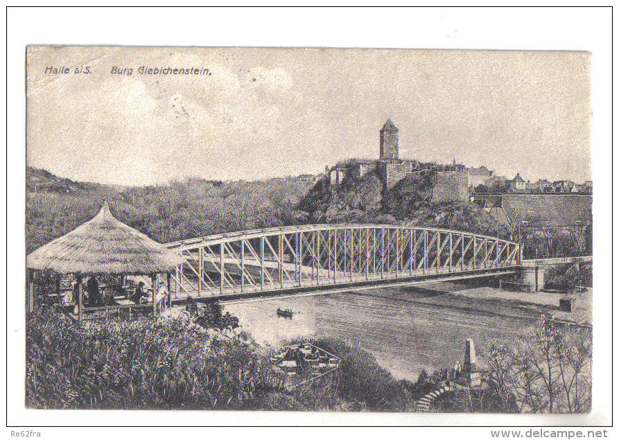 Halle Al S., Burg Girbichenstein - F.p. - Anni ´1910 - Halle (Saale)