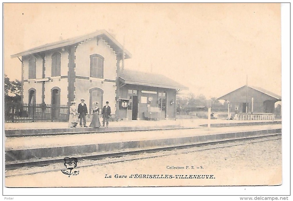 La Gare D' EGRISELLES VILLENEUVE - Egriselles Le Bocage