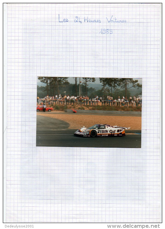 Juin15     69691     Photo  D'une Jaguar   Silk Cut 1989 - Le Mans