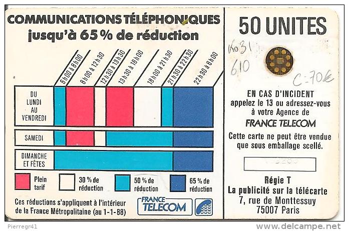 CARTE-PUBLIC-Ko31.610-50U-SC4 S/e-Glacé-CORDON BLEU--6 Pe(109283)--TBE - Cordons'