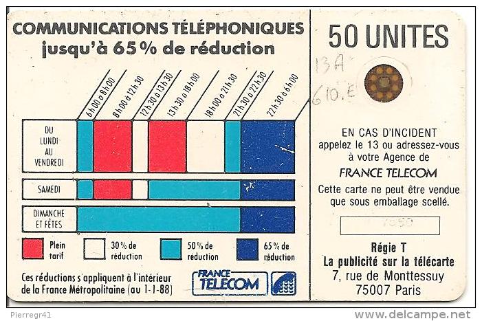 CARTE-PUBLIC-Ko13A.610.E.-50U-SC4On S/e-OFFSET-CORDON BLEU---TBE - Cordons'