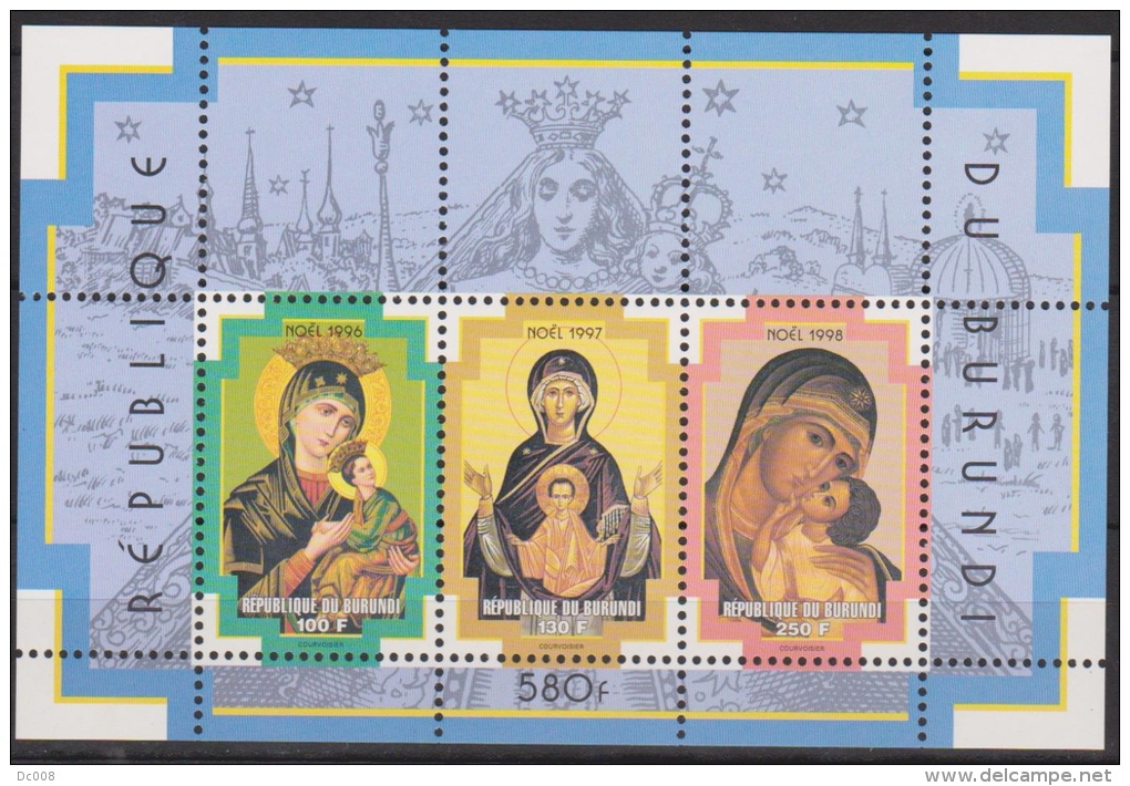 Burundi COB BL138 Christmas 1999 MNH - Neufs