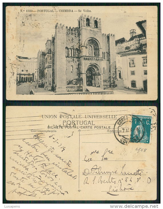 PORTUGAL - COIMBRA  [0868] - SÉ VELHA  1914 CERES - Coimbra