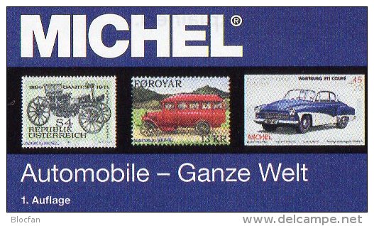 MlCHEL Motiv Katalog Automobile Ganze Welt 2015 neu 64€ Automotiv car topic stamps catalogue the world 978-3-95402-118-5