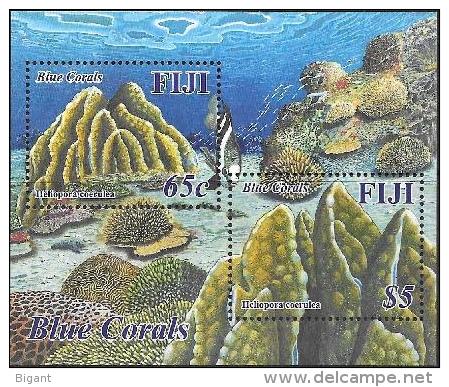 Fiji 2014 Blue Coral Ss Mint - Fiji (1970-...)