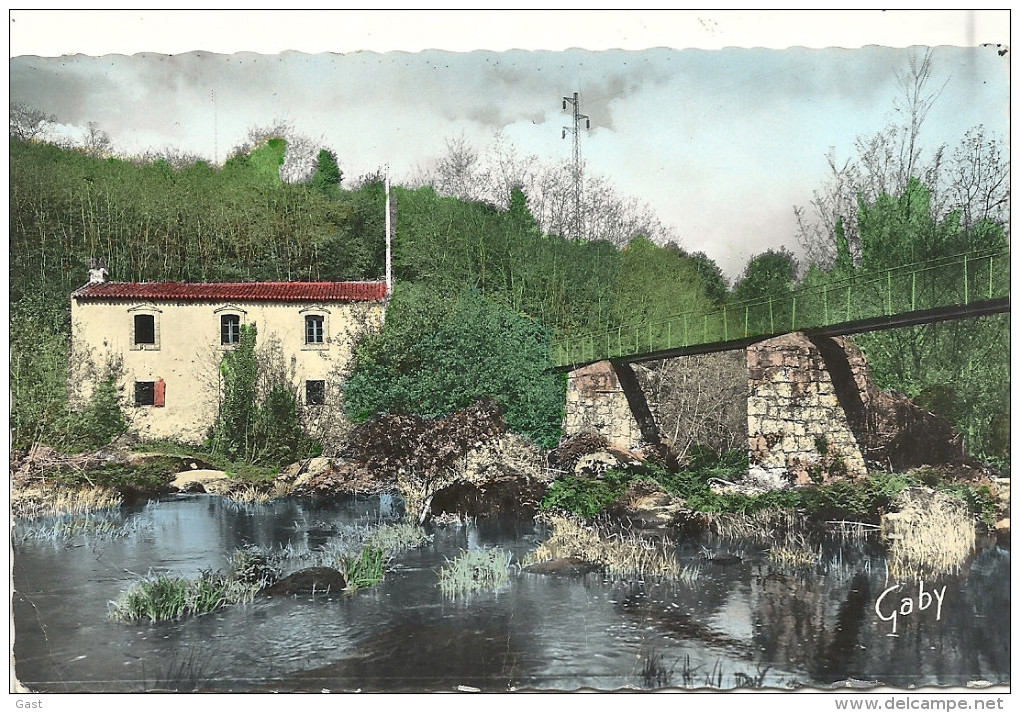 44  AIGREFEUILLE  SUR  MAINE  LE  MOULIN  DE  LA  PASSERELLE  ET  LA  MOINE - Aigrefeuille-sur-Maine