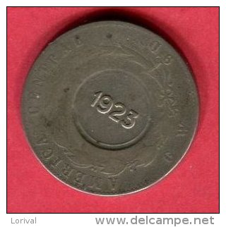 § 1 COLON  1923   (KM 163)  TB 35 - Costa Rica