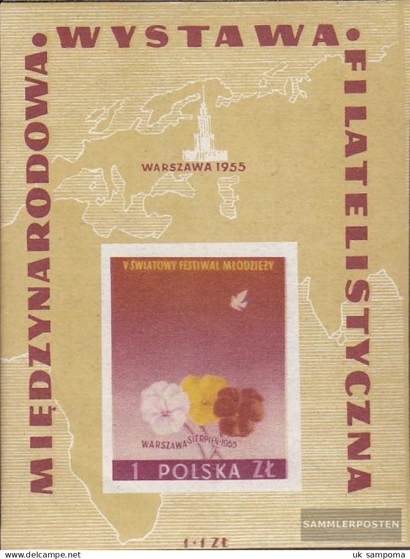 Poland Block17 (complete Issue) Unmounted Mint / Never Hinged 1955 Stamp Exhibition - Blocks & Sheetlets & Panes