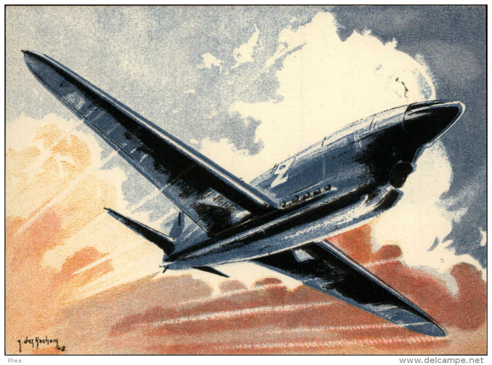 AVIATION  MILITAIRE - AVION - Dessin - CAUDRON - 1939-1945: 2ème Guerre