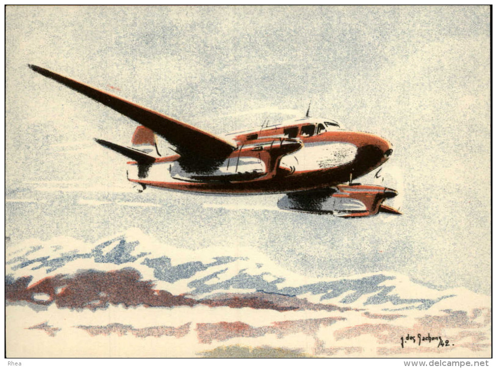 AVIATION  MILITAIRE - AVION - Dessin - CAUDRON - 1939-1945: 2ème Guerre