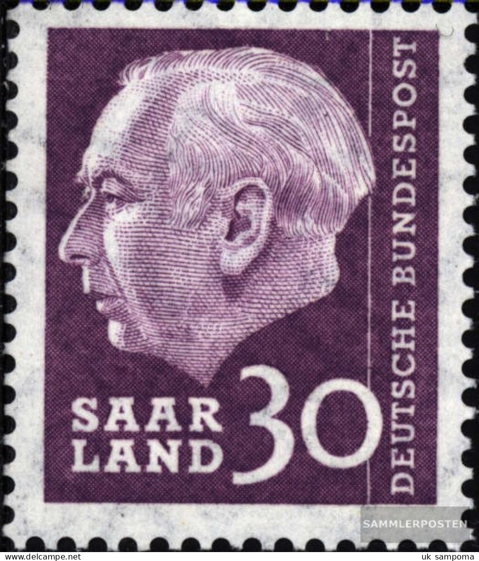 Saar 391 Unmounted Mint / Never Hinged 1957 President Heuss (I) - Ongebruikt