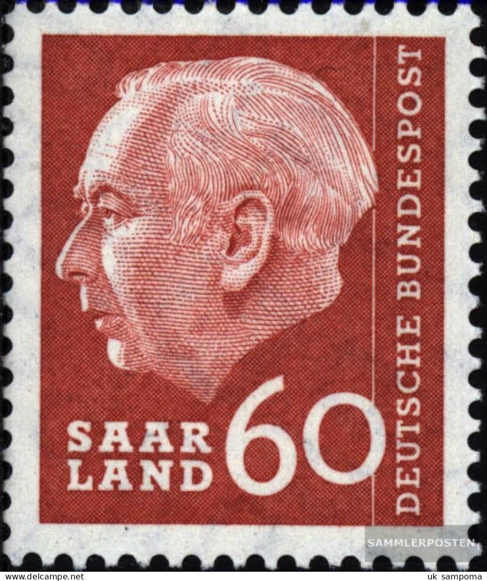 Saar 394 Unmounted Mint / Never Hinged 1957 Heuss I - Neufs