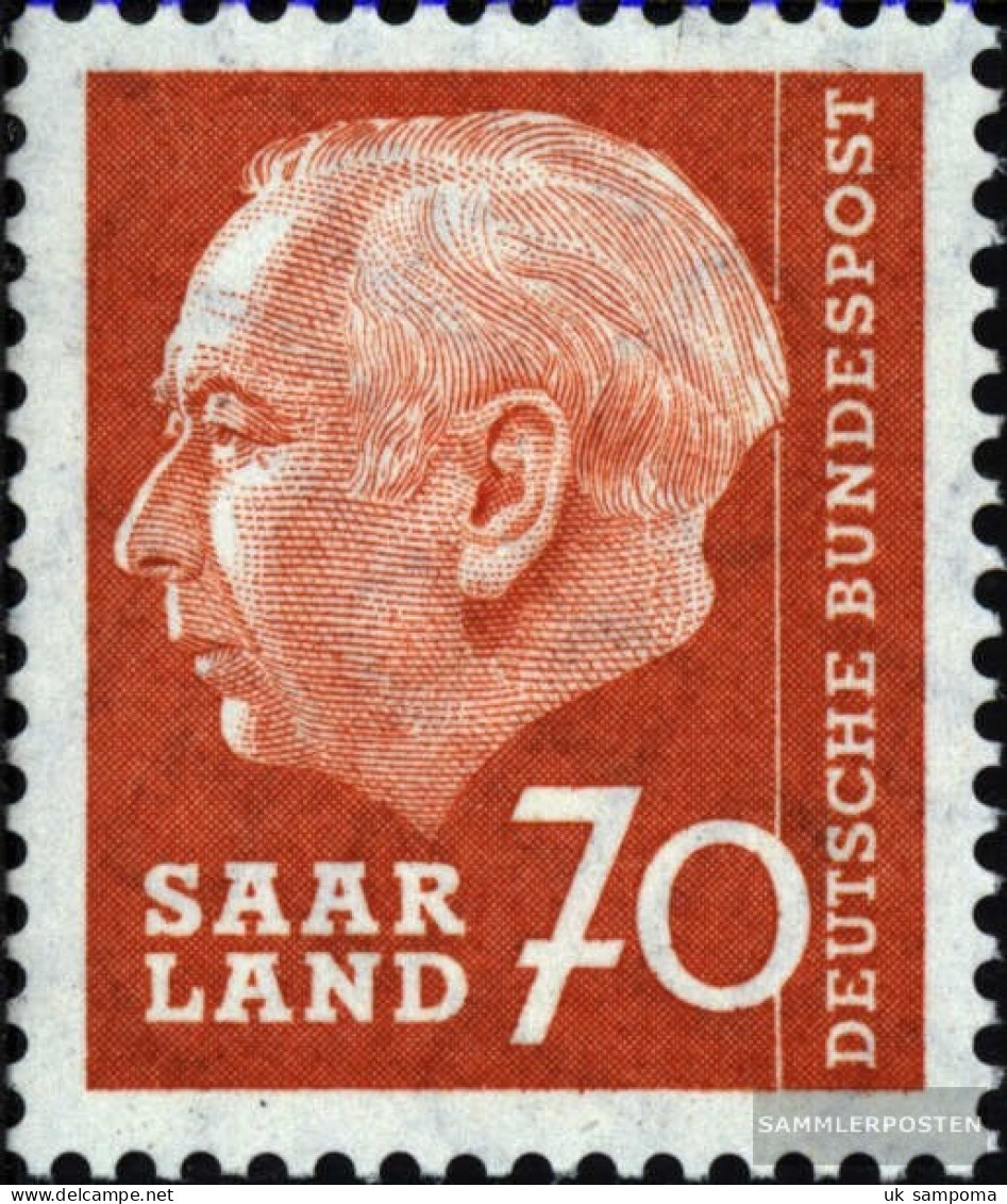 Saar 395 Unmounted Mint / Never Hinged 1957 Heuss I - Ongebruikt