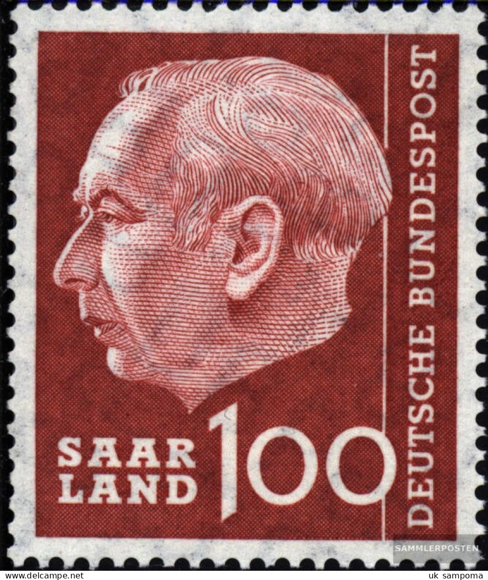 Saar 398 Unmounted Mint / Never Hinged 1957 Heuss I - Ongebruikt