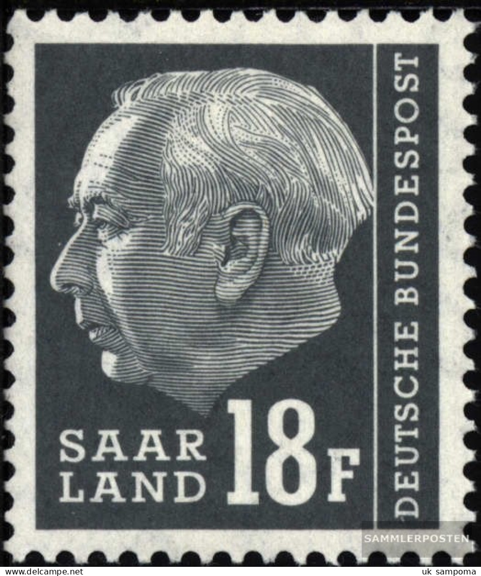 Saar 416 Unmounted Mint / Never Hinged 1957 Heuss II - Ongebruikt