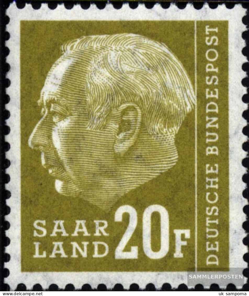 Saar 417 Unmounted Mint / Never Hinged 1957 President Heuss (II) - Ongebruikt