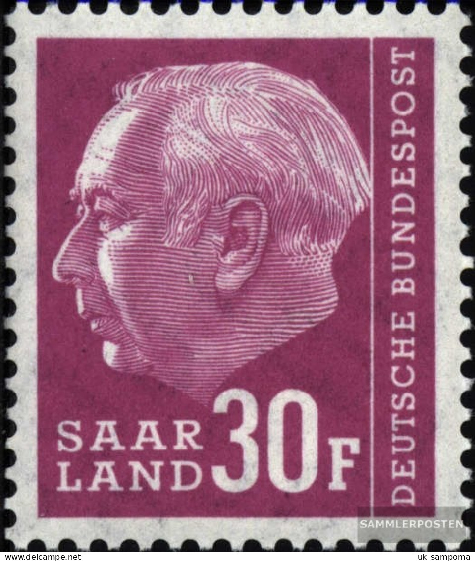 Saar 419 Unmounted Mint / Never Hinged 1957 Heuss II - Neufs