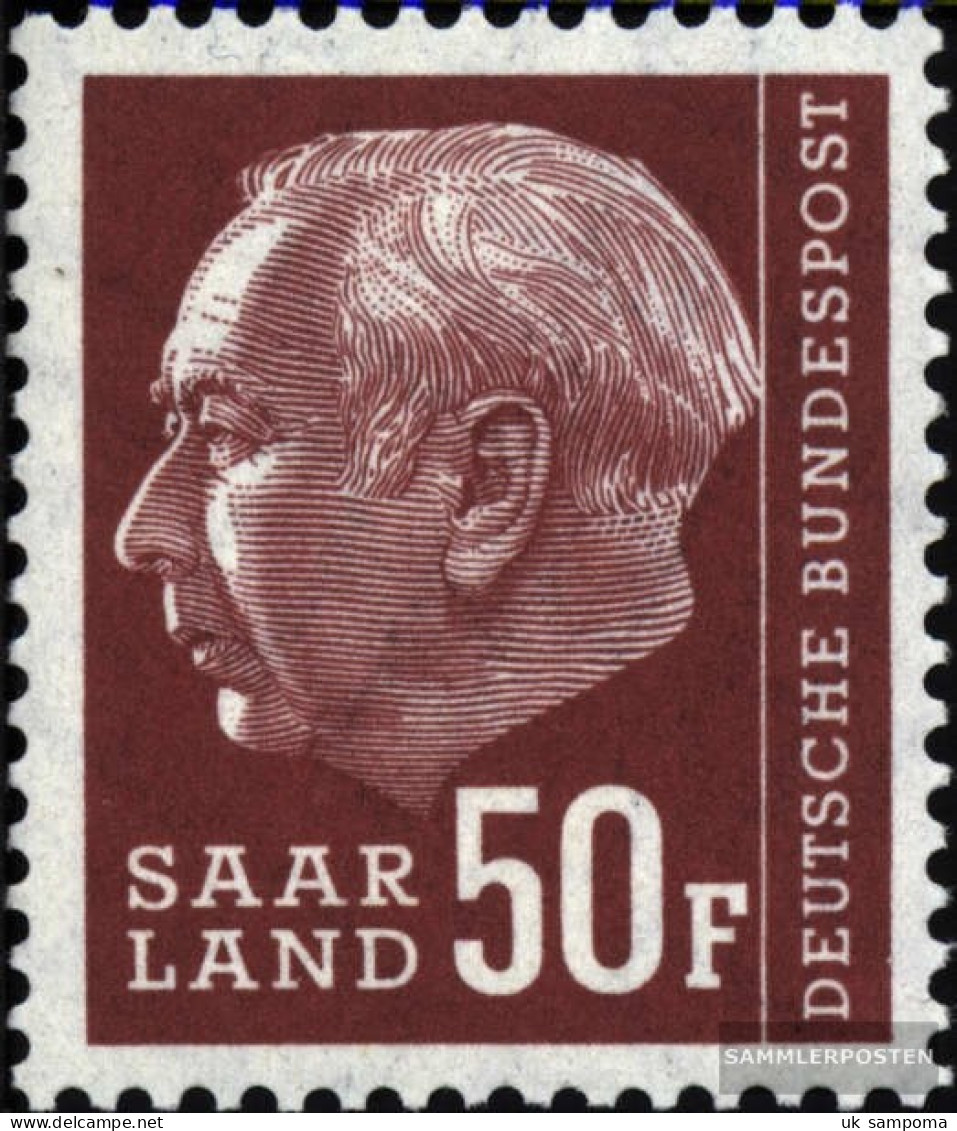 Saar 422 Unmounted Mint / Never Hinged 1957 Heuss II - Neufs