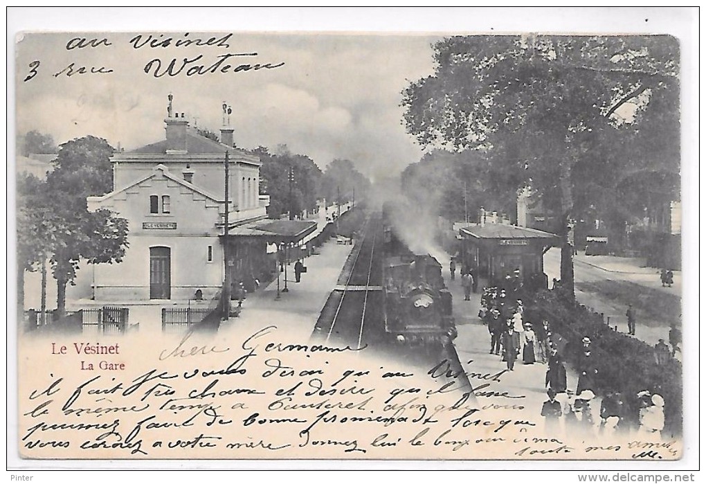 LE VESINET - La Gare - TRAIN - Le Vésinet